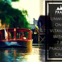 Prague river cruises on Vltava river