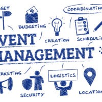 Event management company clipart